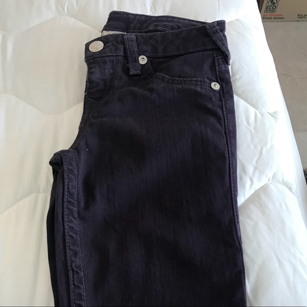 Girls - purple jeans